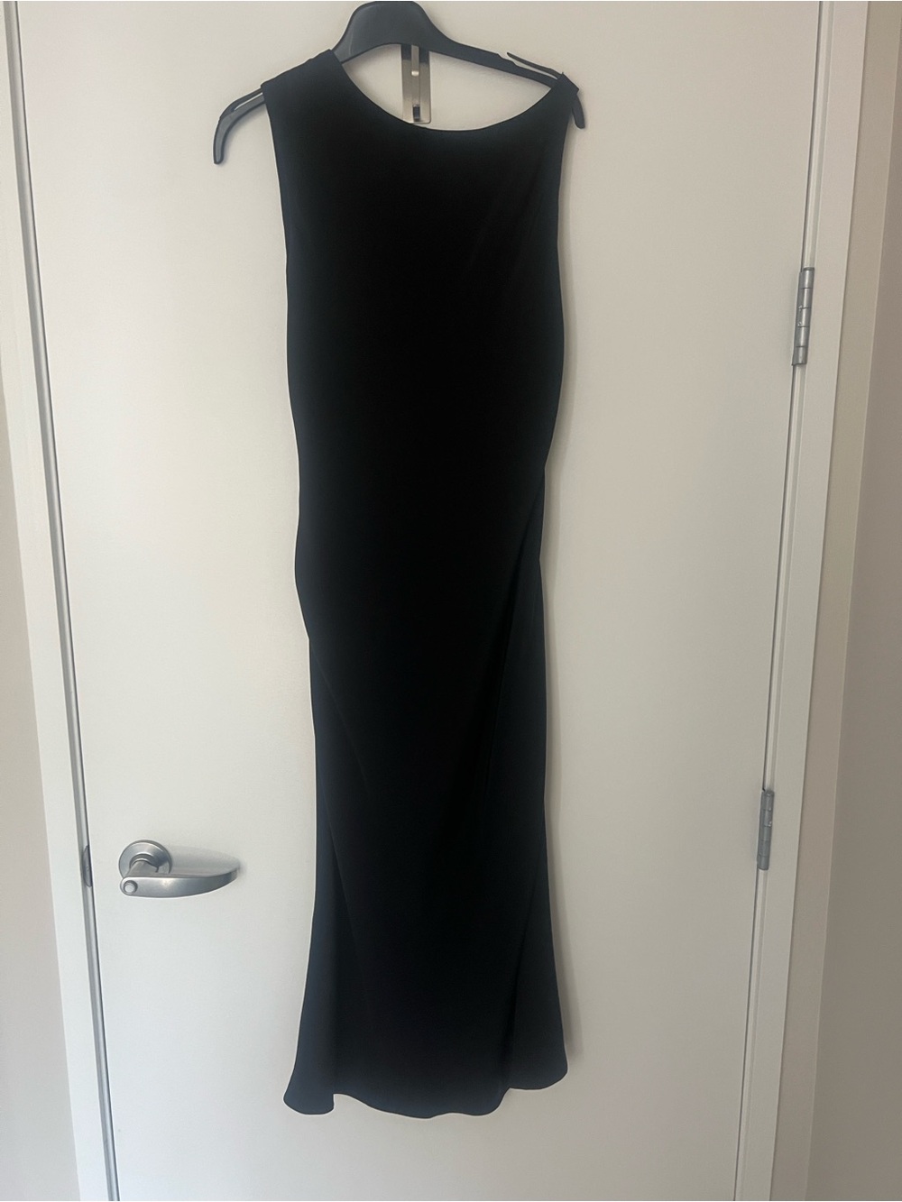 Maurizio Pecoraro Black Midi Dress
